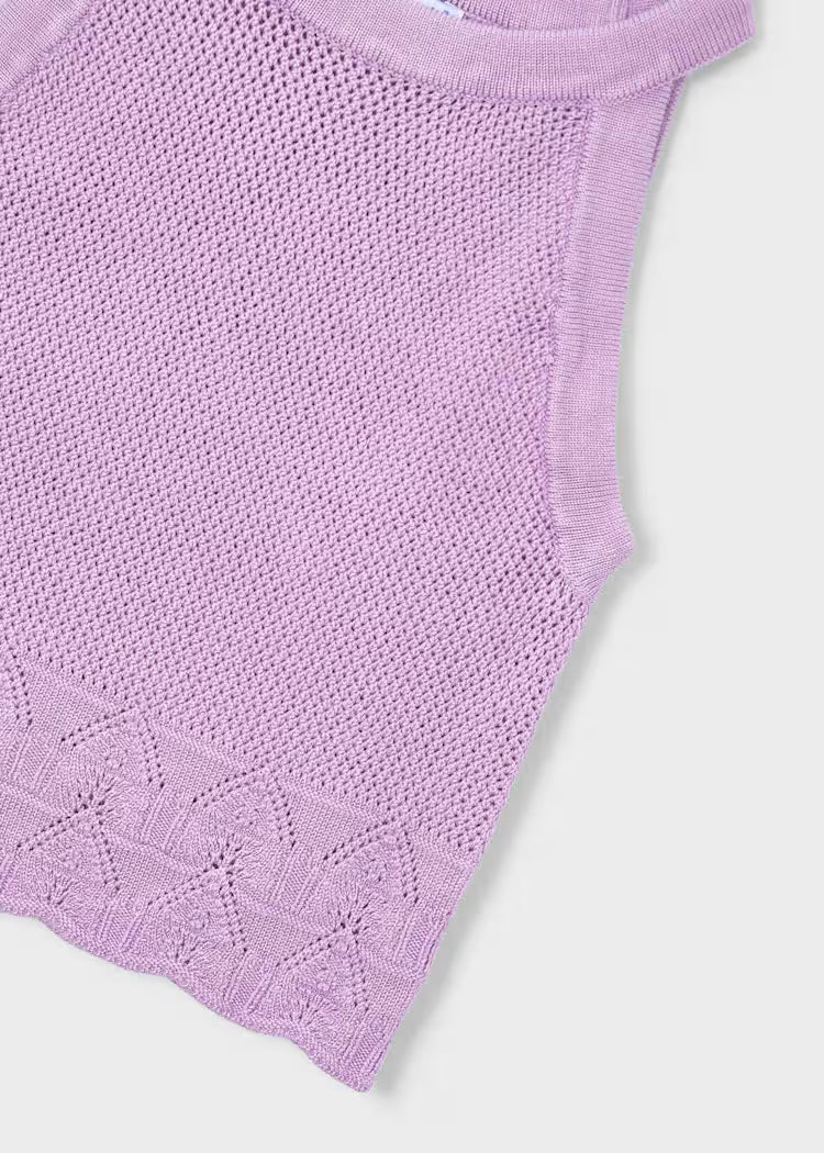 MAYORAL GIRLS KNITTED TANK TOP