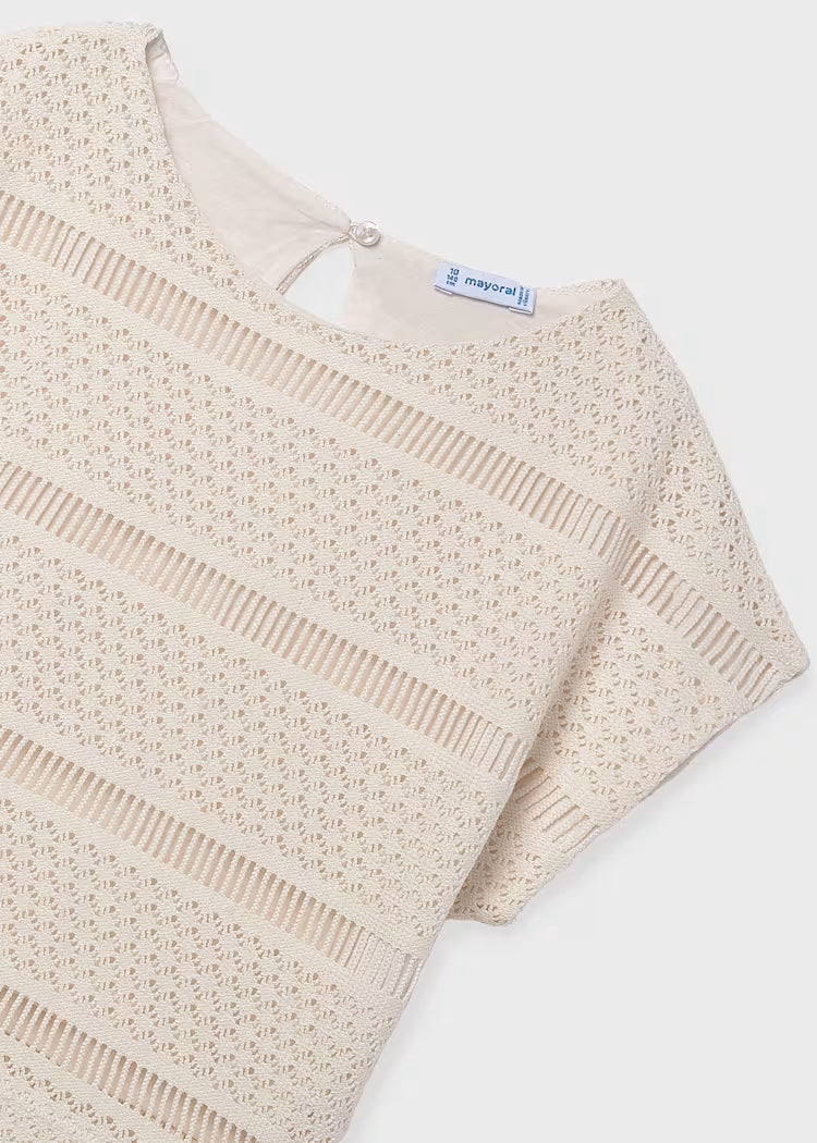 MAYORAL GIRLS CROCHET LOOK TOP