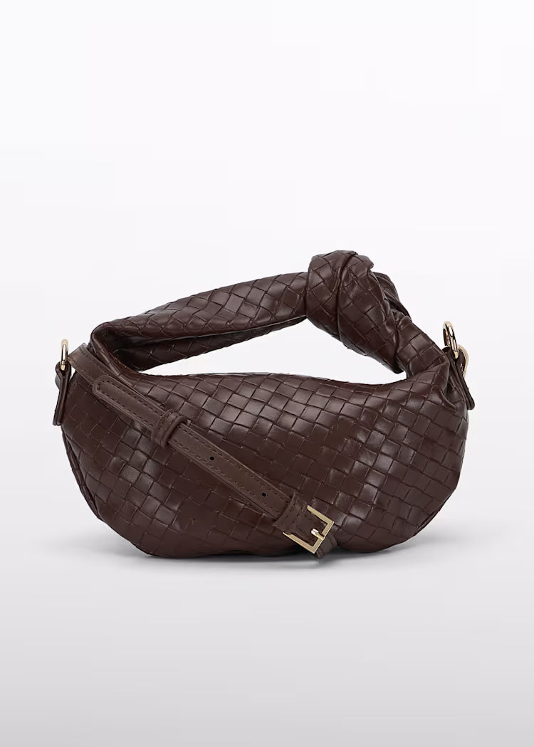 ABEL & LULA GIRLS LEATHERETTE BRAIDED BAG
