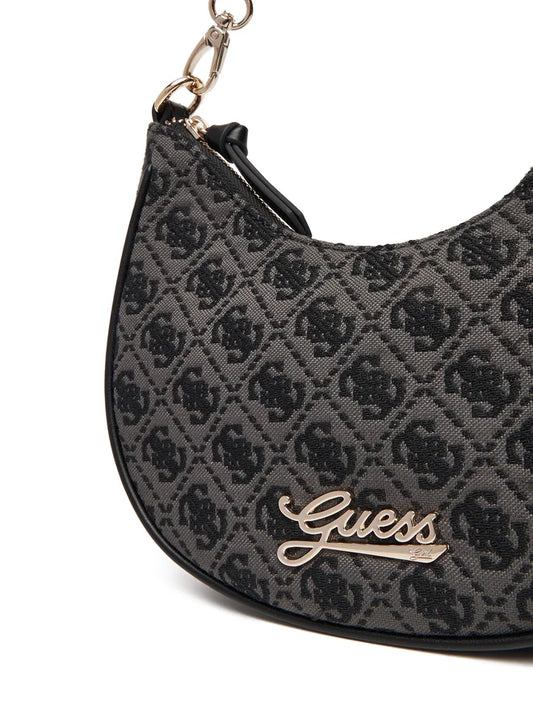 GUESS JEANS GIRLS JACQUARD HOBO BAG
