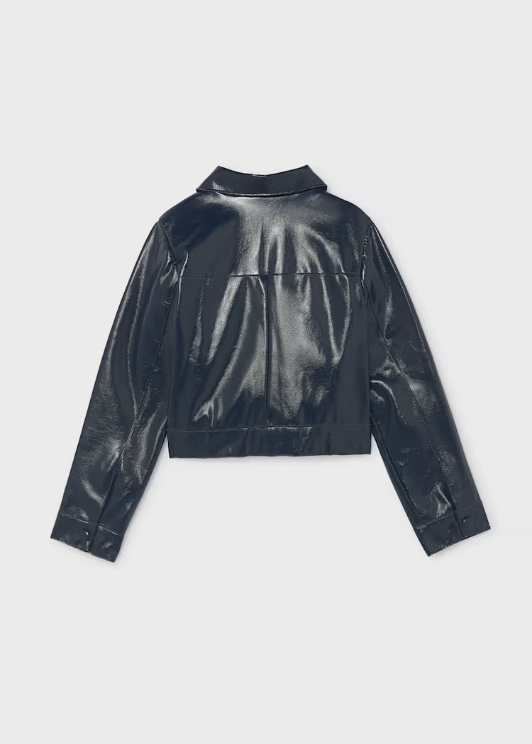 MAYORAL GIRLS PATENT LEATHER JACKET