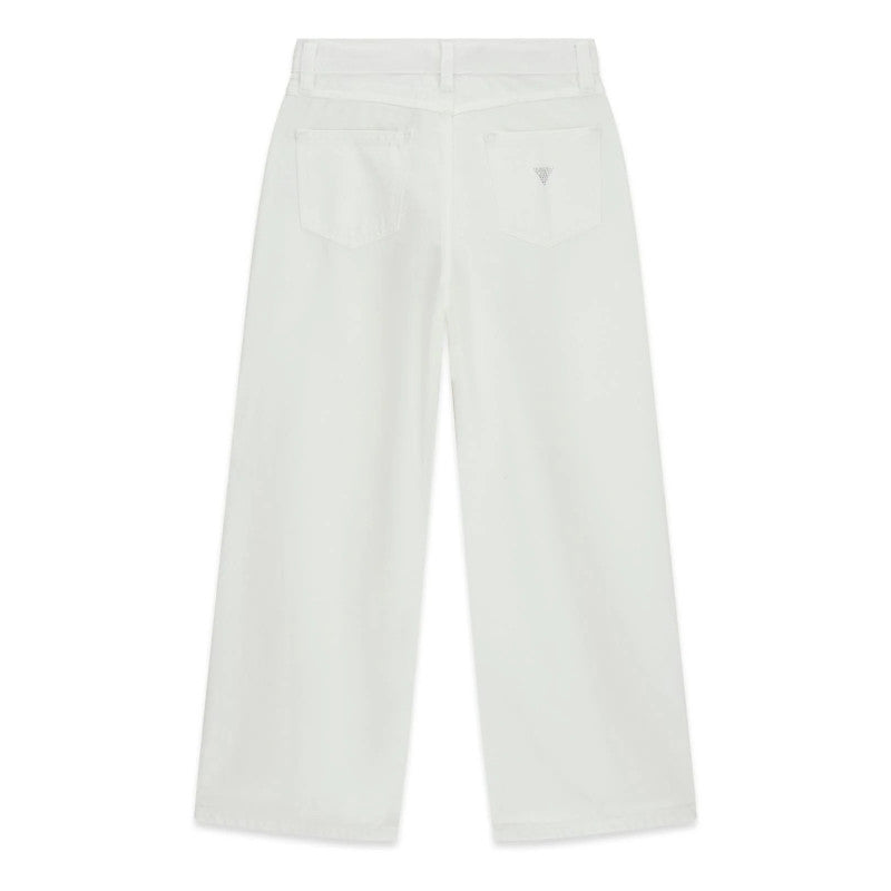 GUESS KIDS WIDE LEG SOFT DENIM PANTS