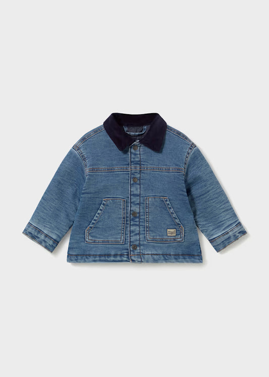 MAYORAL KIDS INSULATED SOFT DENIM JACKET