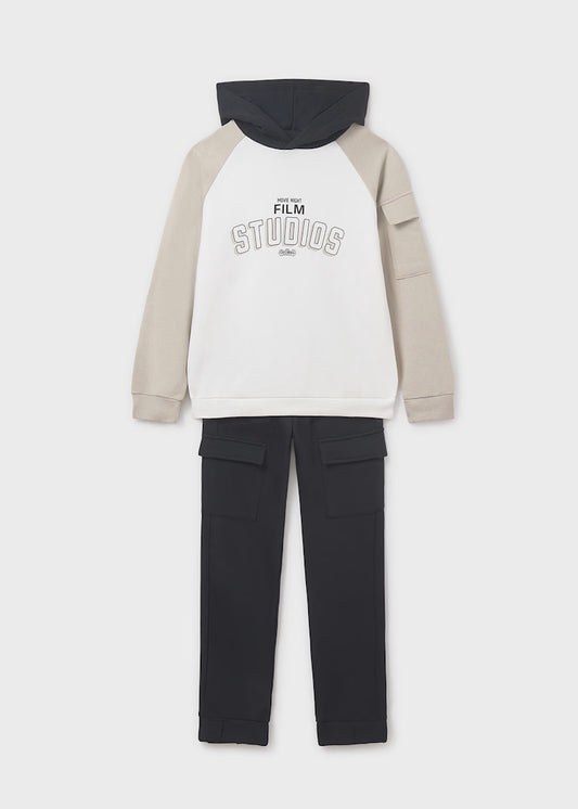 MAYORAL UNISEX CONTRAST COLOR BLOCK SET TRACKSUIT