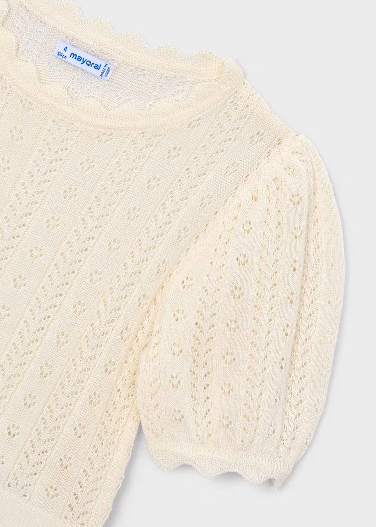 MAYORAL KNITTED WAVE T-SHIRT