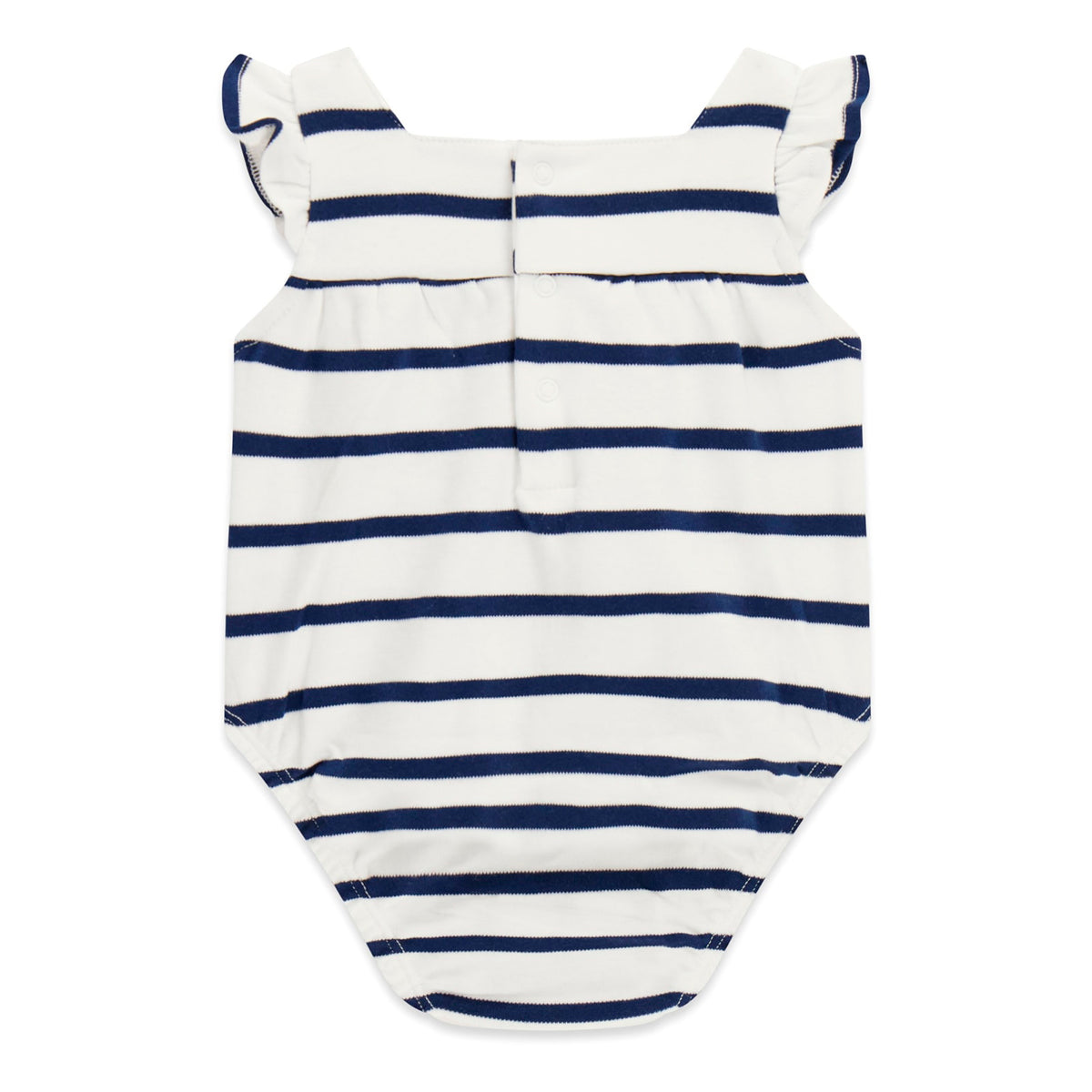 GUESS KIDS GIRLS STRIPED INTERLOCK BODYSUIT