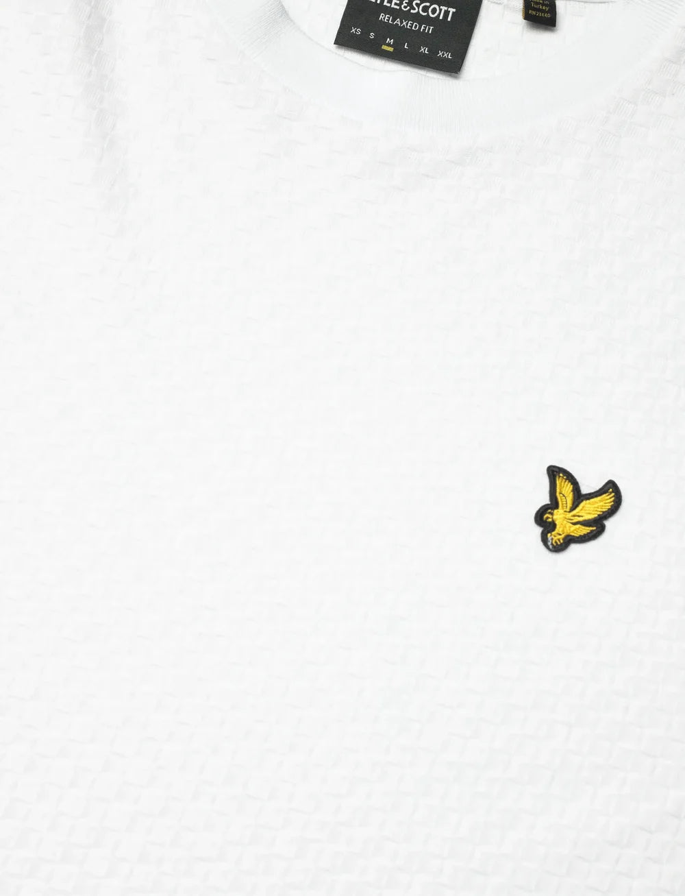 LYLE&SCOTT FOOTBALL JACQUARD T SHIRT