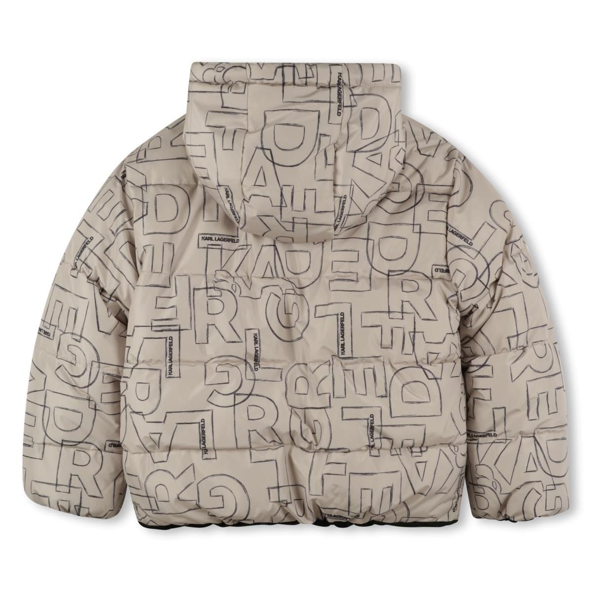 KARL LAGERFELD KIDS REVERSIBLE PUFFER JACKET
