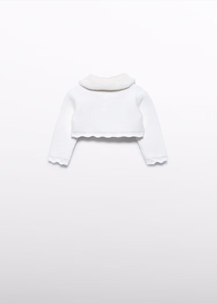 MAYORAL ABEL&LULA KNITTED CARDIGAN COLLAR BOLEERO
