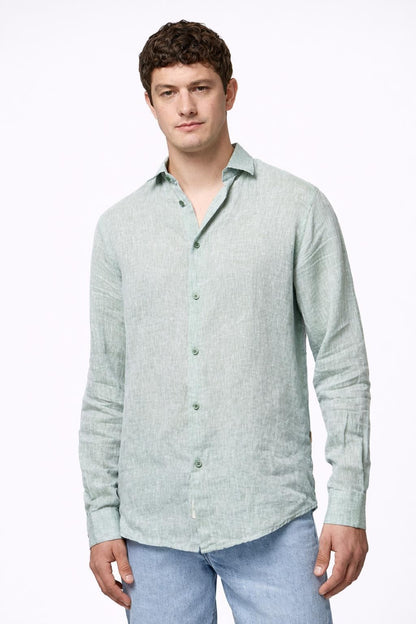 GIANNI LUPO COTTON LINEN SHIRT