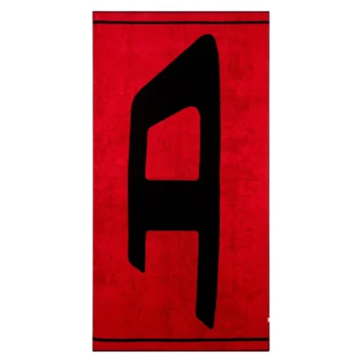DIESEL ICONIC D LOGO BEACH TOWEL