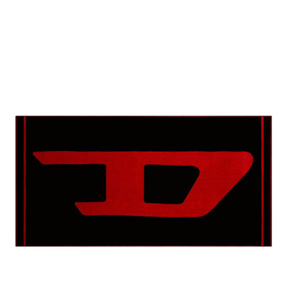 DIESEL ICONIC D LOGO BEACH TOWEL