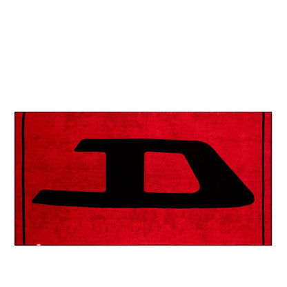 DIESEL ICONIC D LOGO BEACH TOWEL