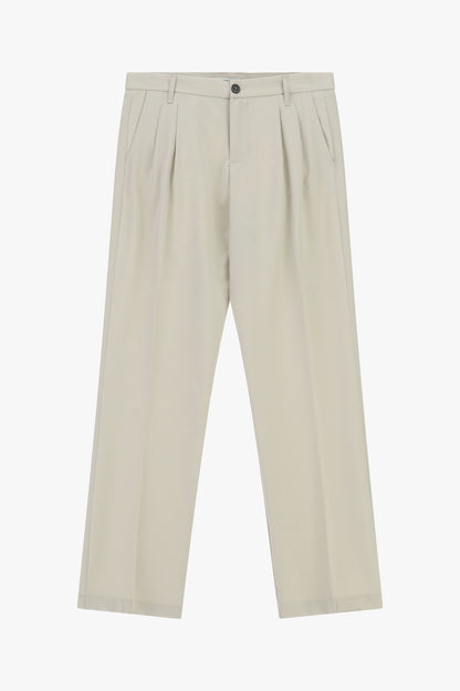 IMPERIAL FASHION REGULAR-FIT TROUSERS WITH DARTS & BUTTON CLOSURE