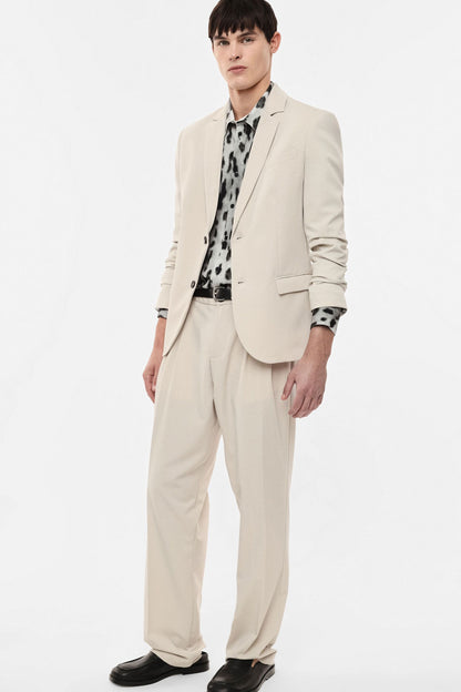 IMPERIAL FASHION REGULAR-FIT TROUSERS WITH DARTS & BUTTON CLOSURE