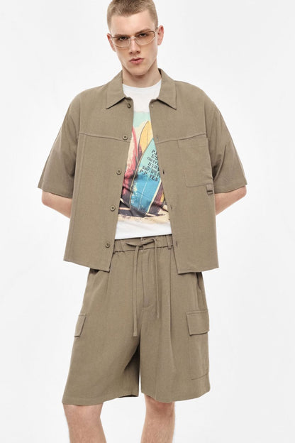 IMPERIAL FASHION CARGO BERMUDAS WITH SIDE POCKETS