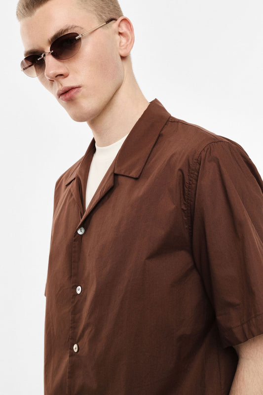 IMPERIAL FASHION SS RELAXED SHIRT WITH FRONT BUTTONS