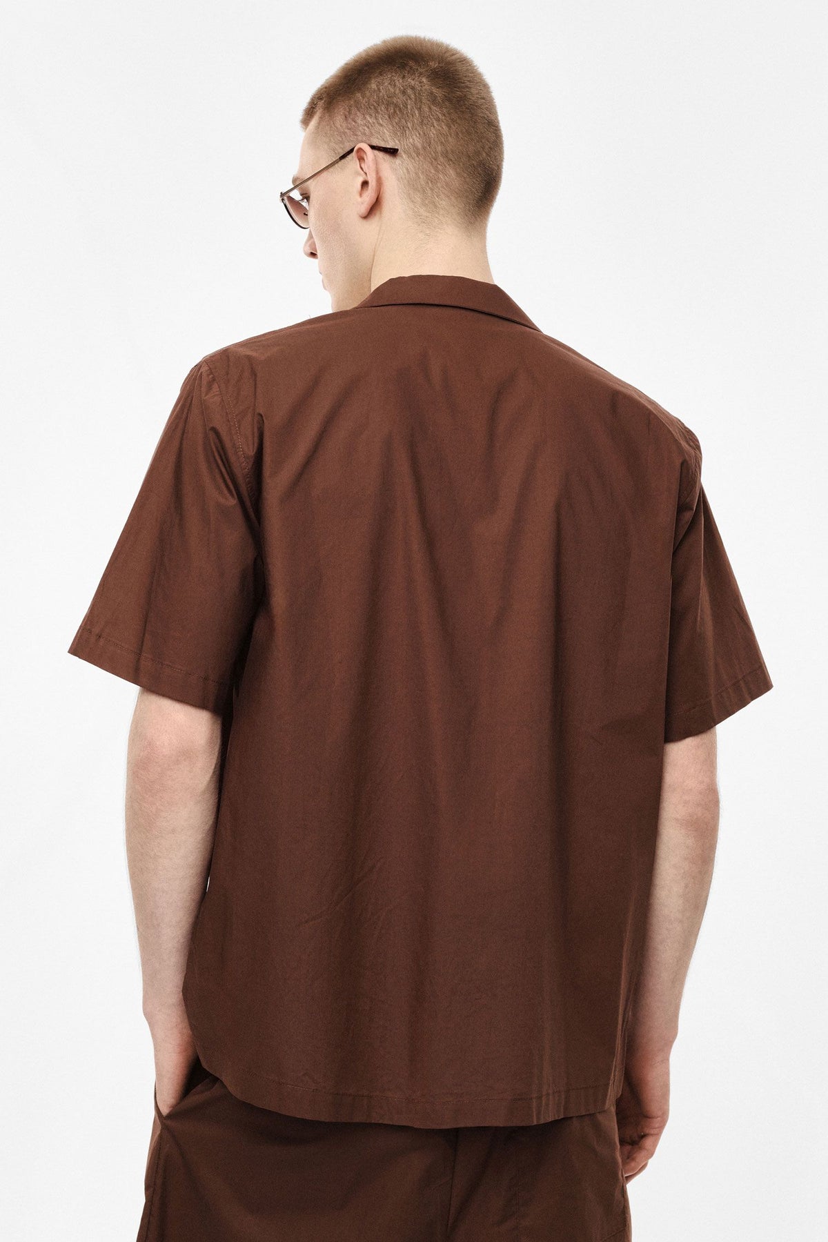 IMPERIAL FASHION SS RELAXED SHIRT WITH FRONT BUTTONS