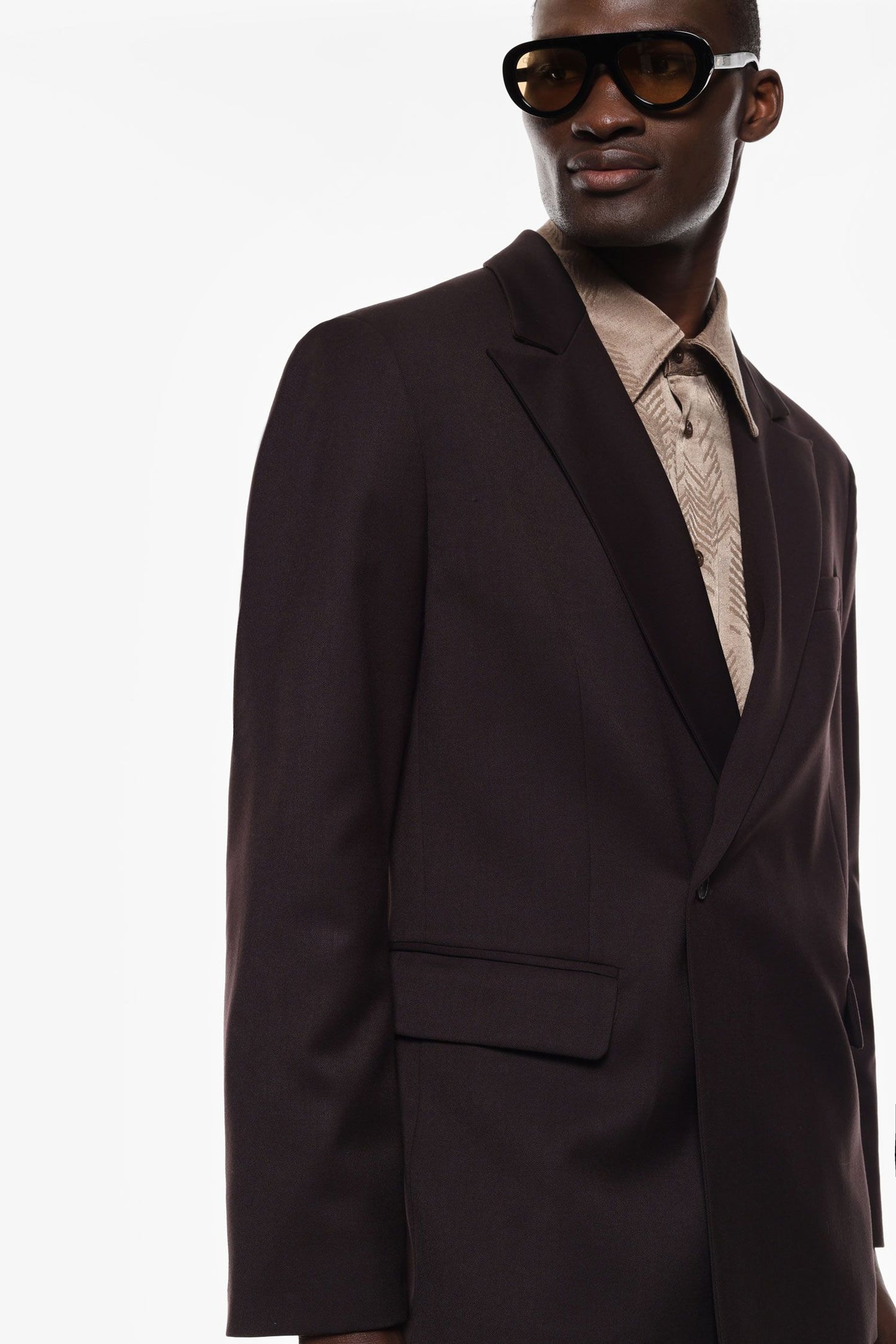 IMPERIAL FASHION DOUBLE BREASTED OVERSIZED BLAZER