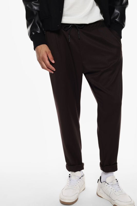 IMPERIAL FASHION OVERSIZED JOGGING TROUSERS WITH ELASTIC WAISTBAND
