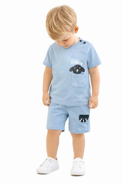 SWEET BABY SET COTTON T SHIRT & SHORT