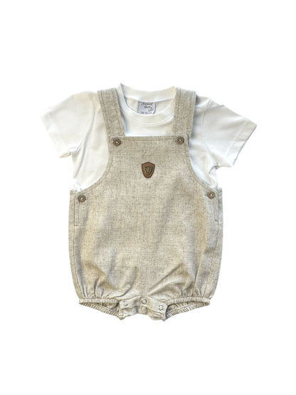 SWEET BABY OVERALLS SET
