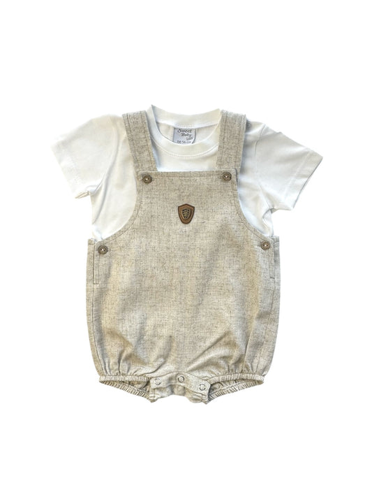 SWEET BABY OVERALLS SET