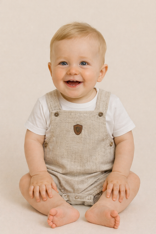 SWEET BABY OVERALLS SET