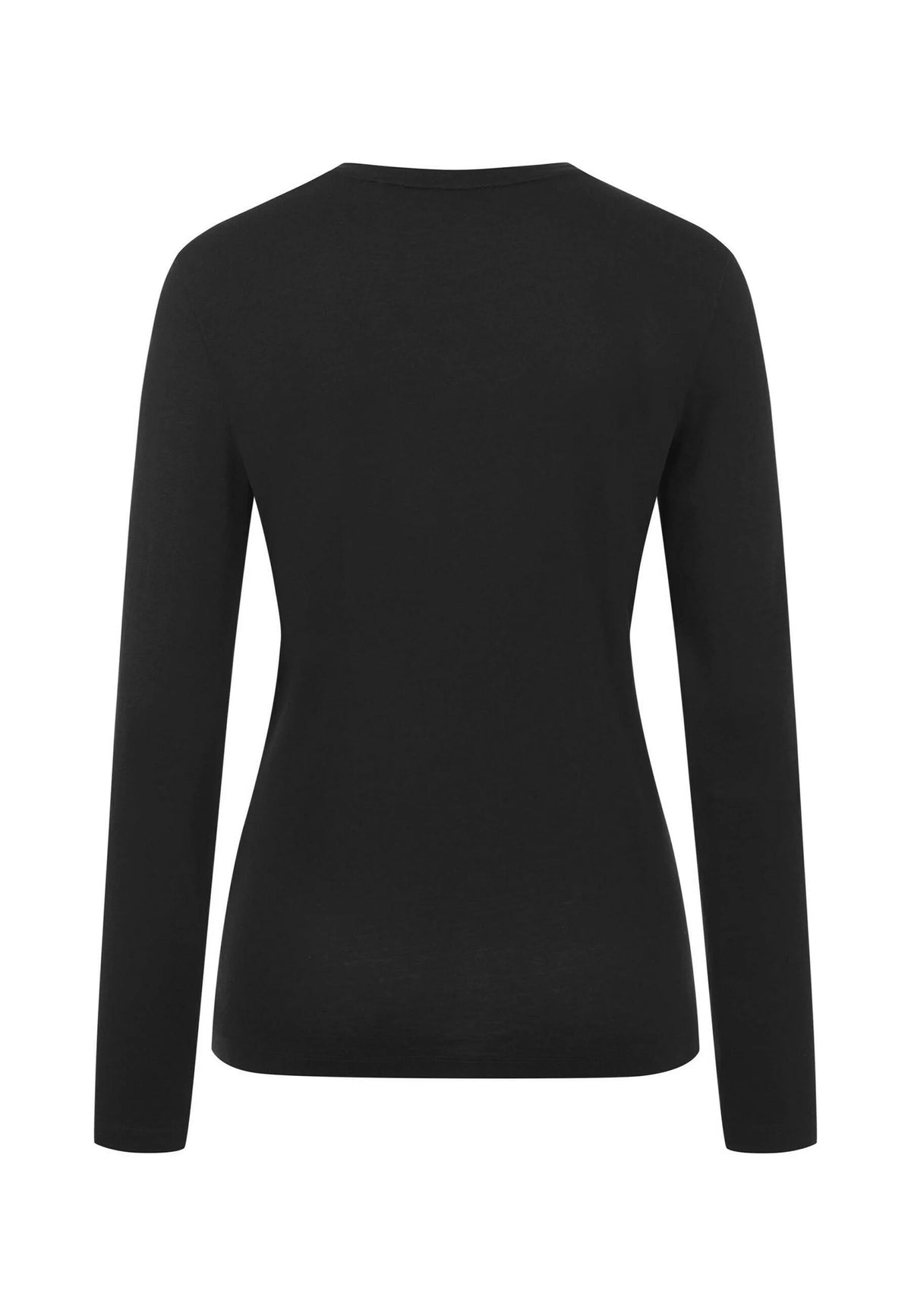 U.S POLO ASSN WOMAN LONG-SLEEVED COTTON V-NECK T-SHIRT