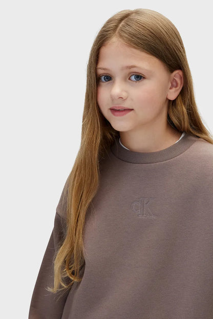 CALVIN KLEIN KIDS BASIC CN SWEATSHIRT
