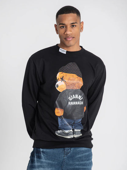 GIANNI KAVANAGH BLACK LOOKBACK T SHIRT