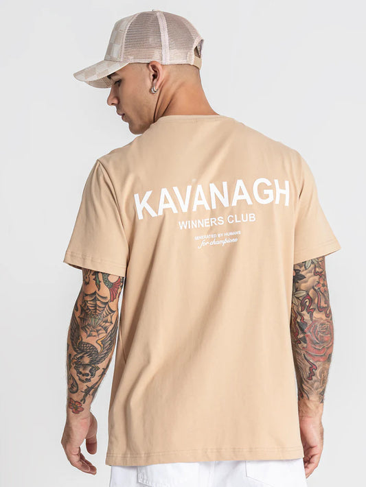 GIANNI KAVANAGH BEIGE THE CLUB T SHIRT