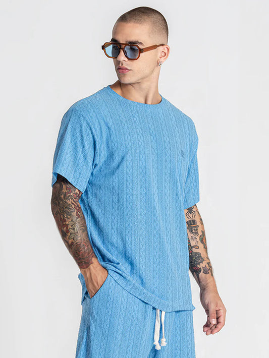 GIANNI KAVANAGH TEXTURED T SHIRT