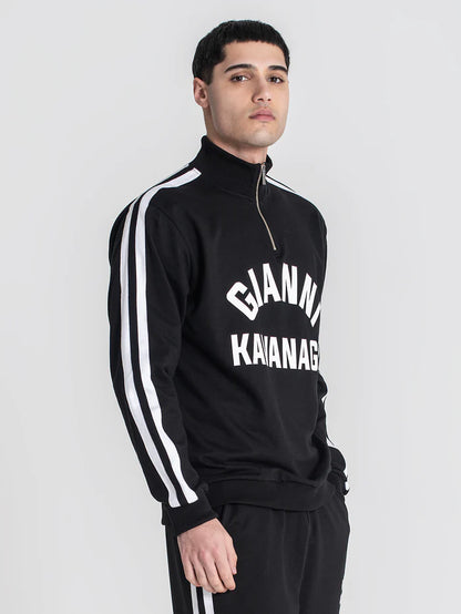 GIANNI KAVANGH HALF ZIP SWEATSHIRT