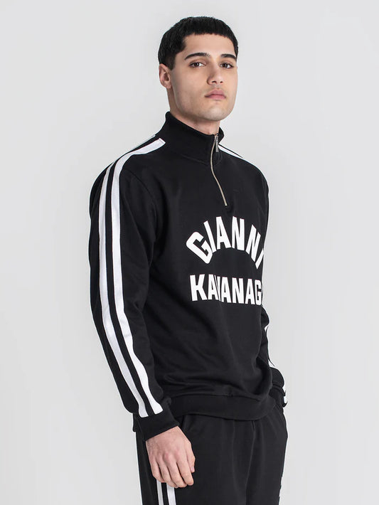 GIANNI KAVANGH HALF ZIP SWEATSHIRT