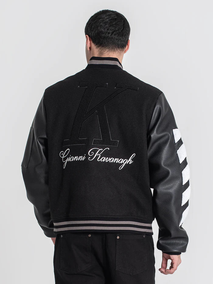 GIANNI KAVANAGH VARSITY BOMBER JACKET