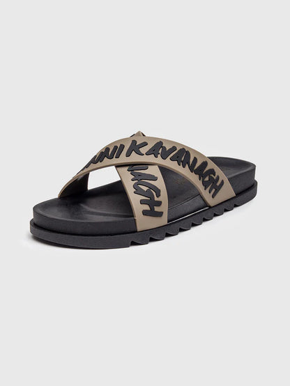 GIANNI KAVANAGH GREY REBEL SLIDERS