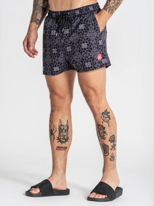 GIANNI KAVANAGH TILED SWIMSHORTS