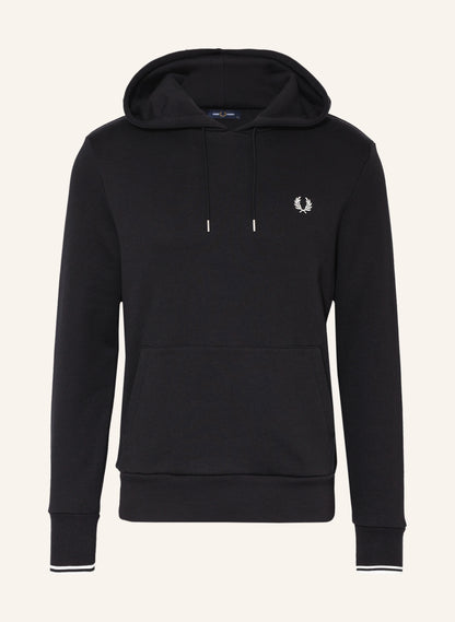 FRED PERRY TIPPED HOODED SWEATSHIRT
