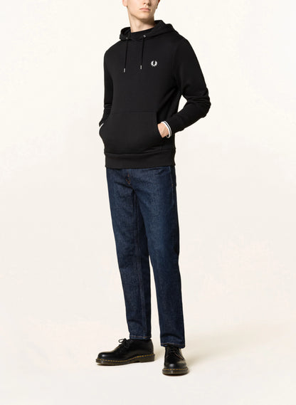 FRED PERRY TIPPED HOODED SWEATSHIRT