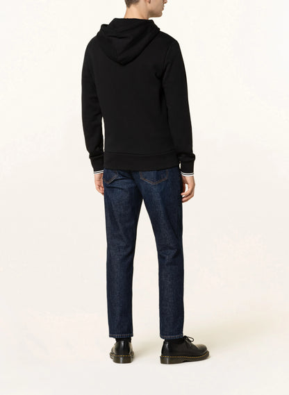 FRED PERRY TIPPED HOODED SWEATSHIRT