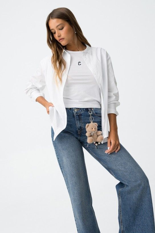 TIFFOSI WHITE RIVIERA SHIRT