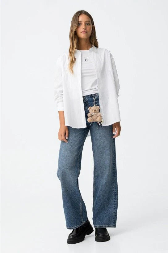 TIFFOSI WHITE RIVIERA SHIRT