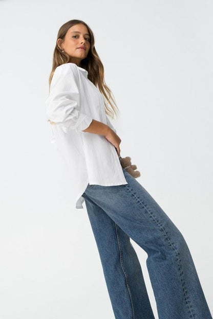 TIFFOSI WHITE RIVIERA SHIRT