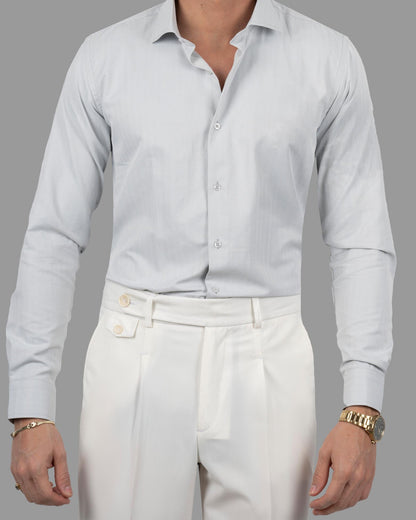 DEZIGN SUITS SLIM FIT GREY SHIRT