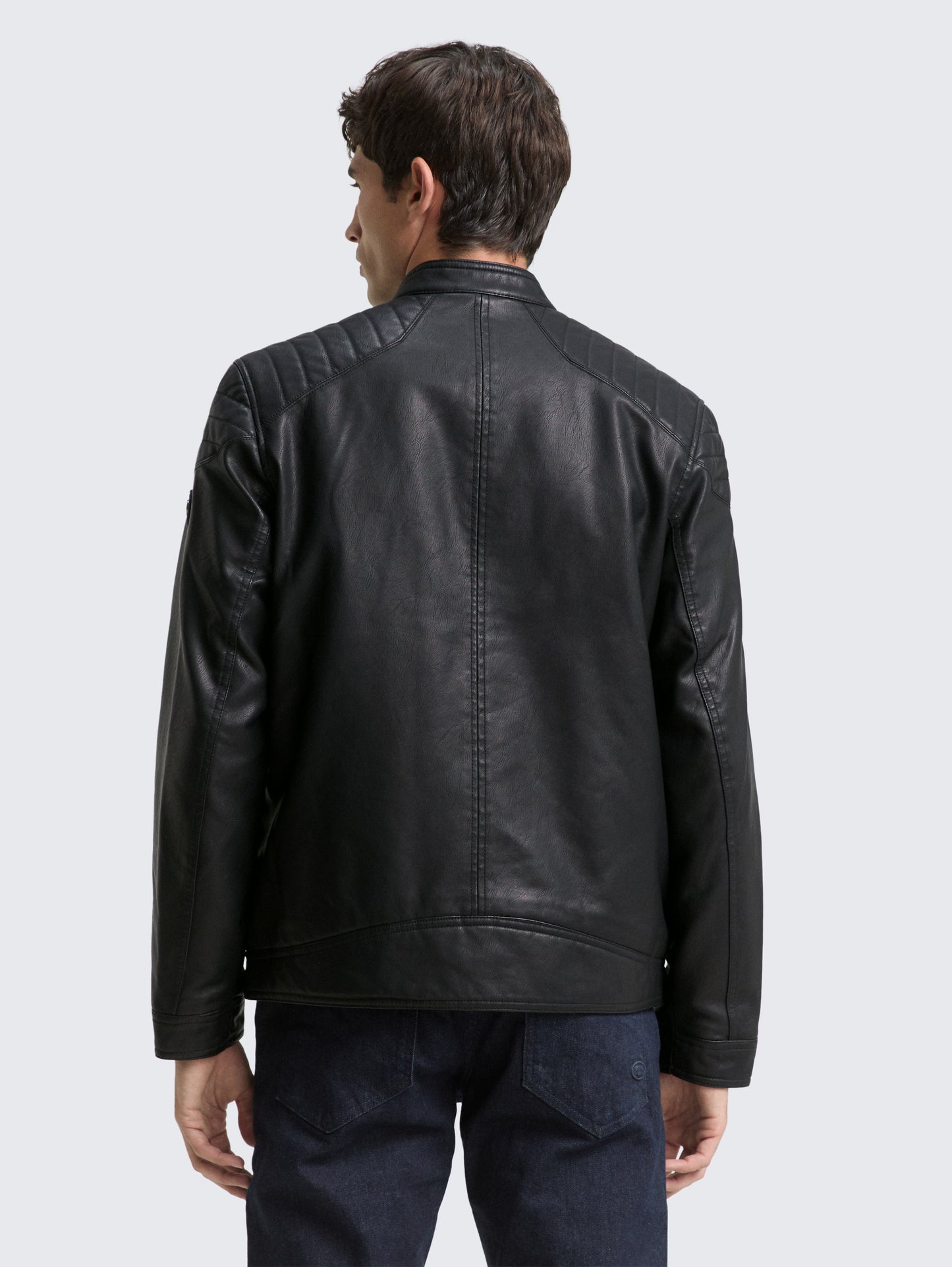 TOM TAILOR PU LEATHER BIKER JACKET
