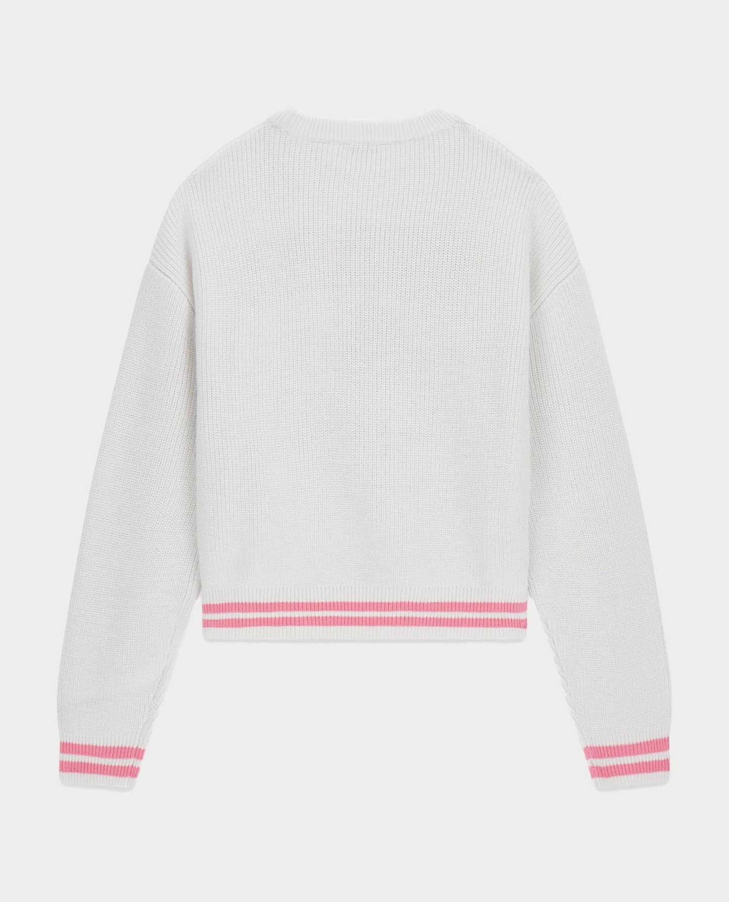 GUESS KNITTED APPLIQUE PULLOVER