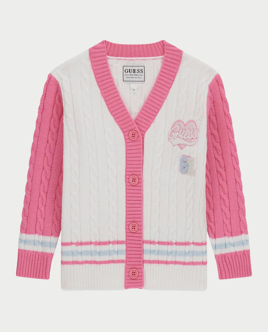 GUESS GIRL KNITTED CARDIGAN