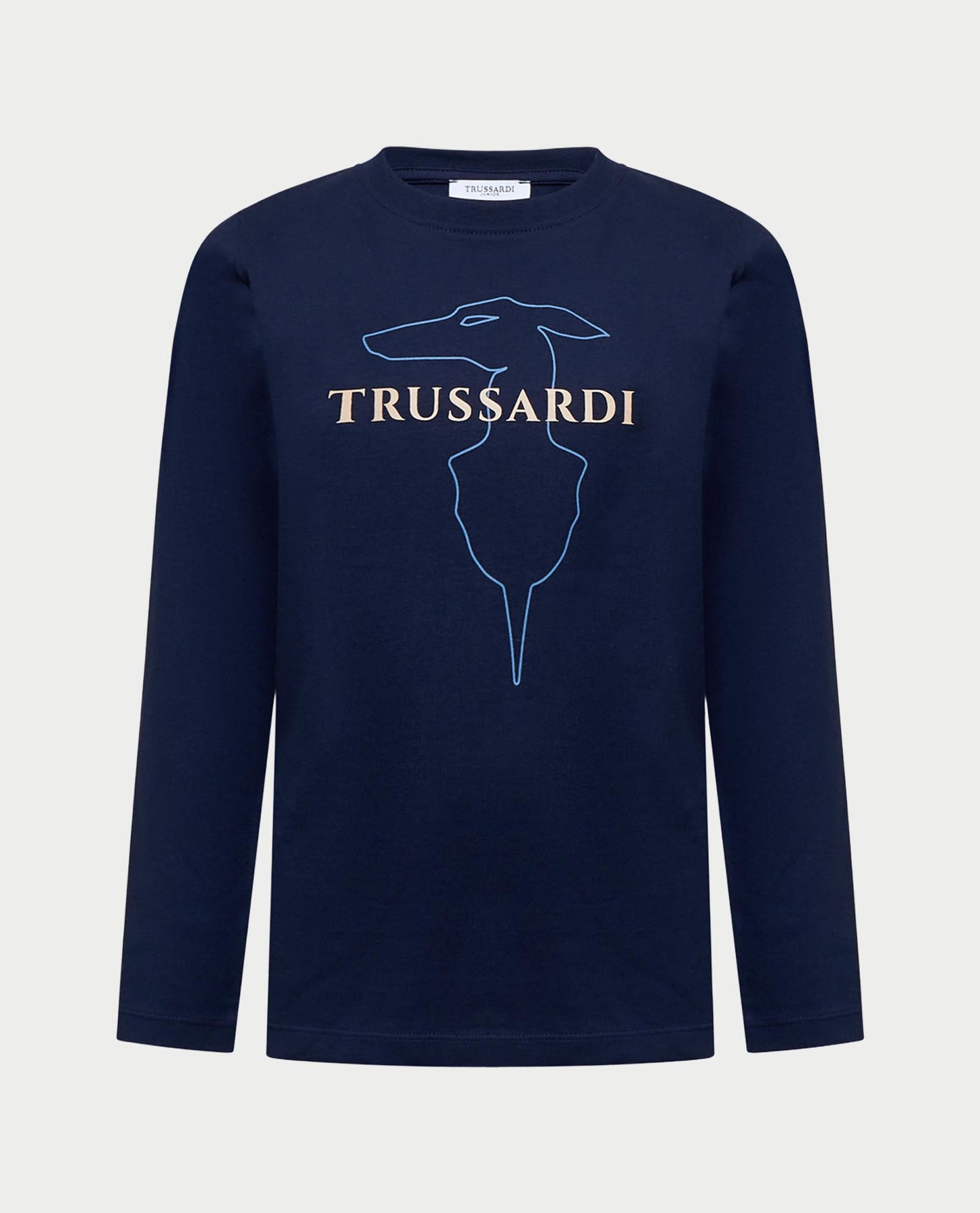 TRUSSARDI KIDS KIEMU EMBROIDERY T SHIRT