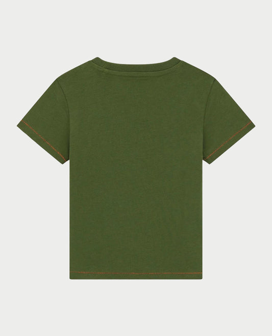 GUESS KIDS COTTON EMBROIDERY T SHIRT